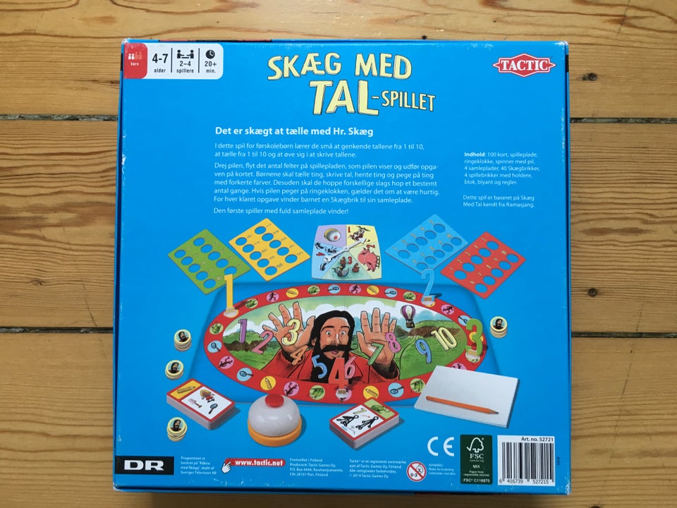 Andet legetøj, Skæg med tal, Tactic