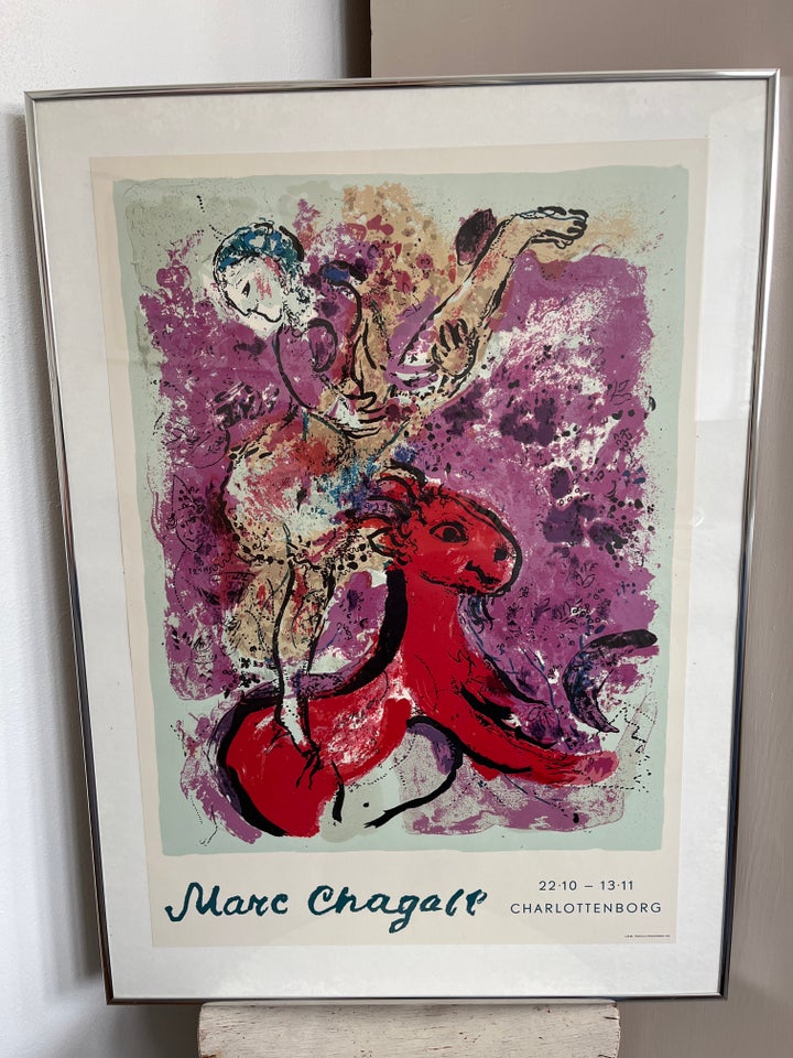 Litografisk plakat, Chagall, b: 50