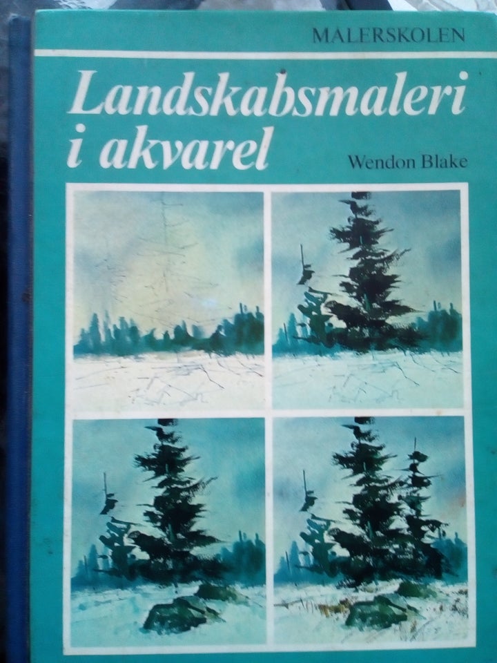 Landskabsmaleri i akvarel, wendon