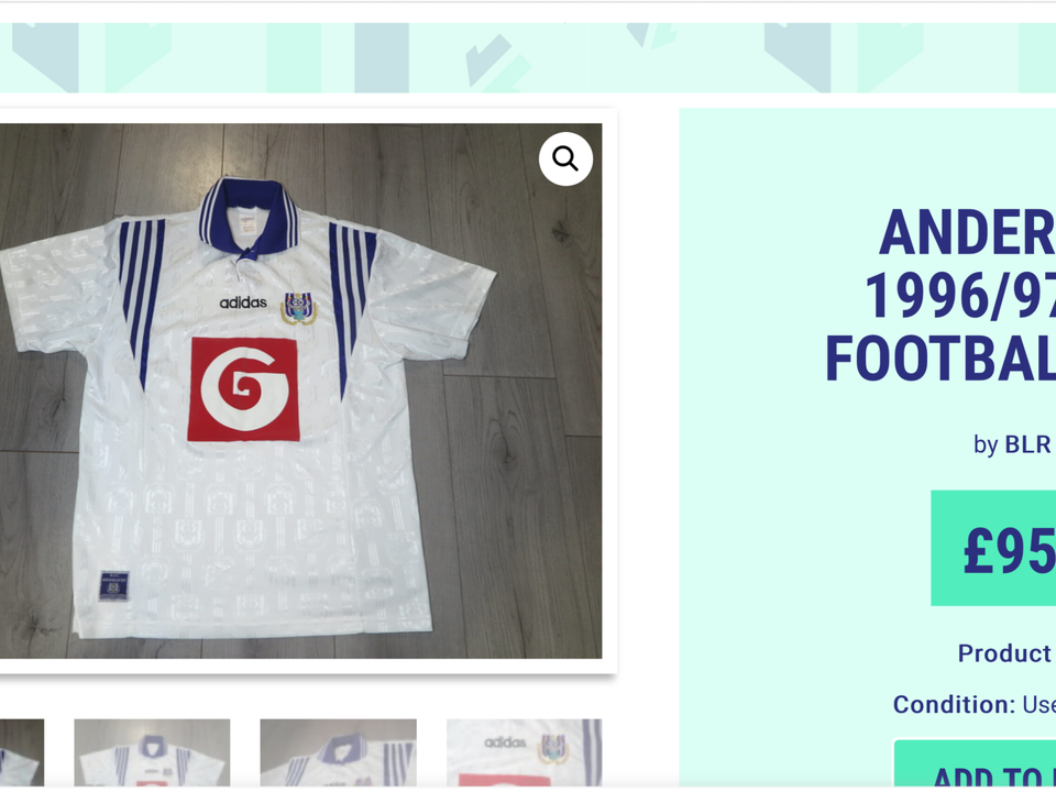 Fodboldtrøje, Anderlecht , Adidas