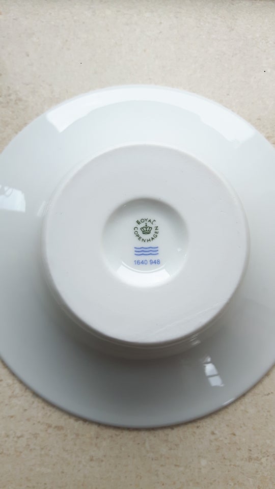 Porcelæn Lysestage Fyrfad ROYAL