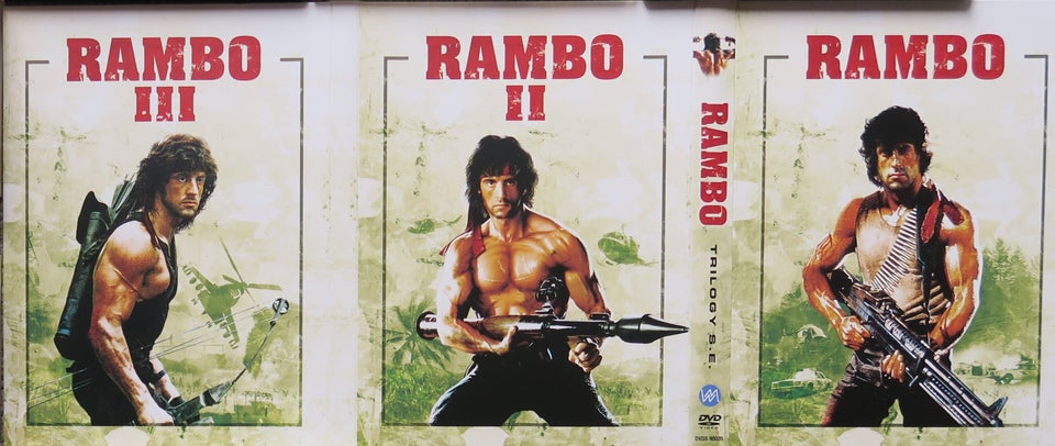 Rambo Trilogy, DVD, action