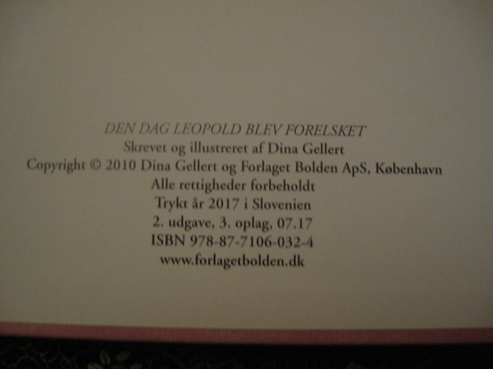 Den dag Leopold blev forelsket,