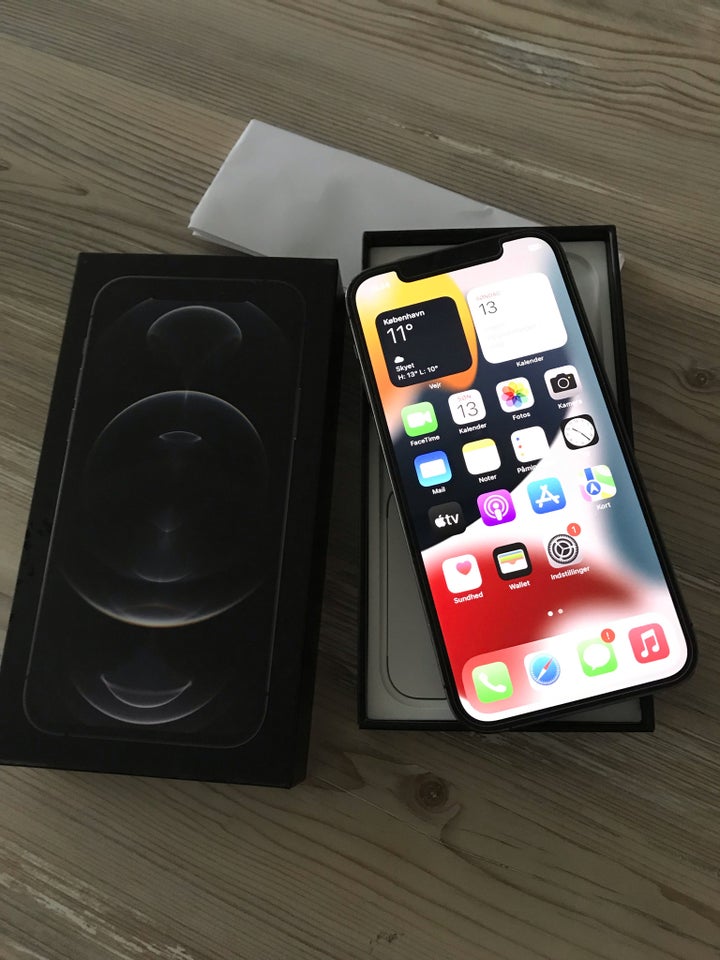 iPhone 12 Pro Max, 128 GB, sort