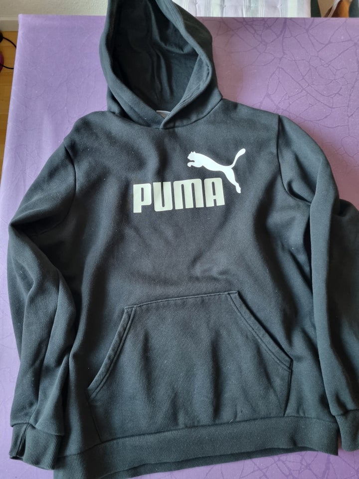 Hættetrøje, Sort hoodie, Puma