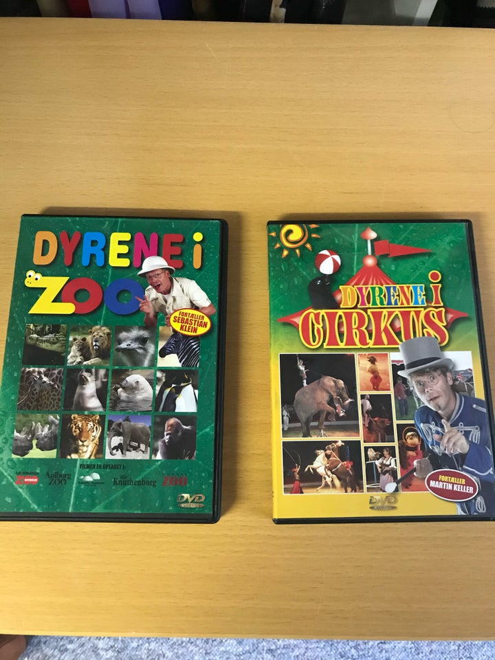 Dyrene i zoo og dyrene i cirkus , DVD,