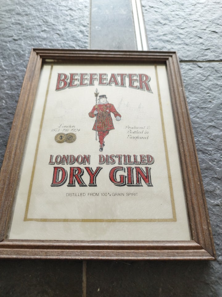 "spejl" med Beefeater logo