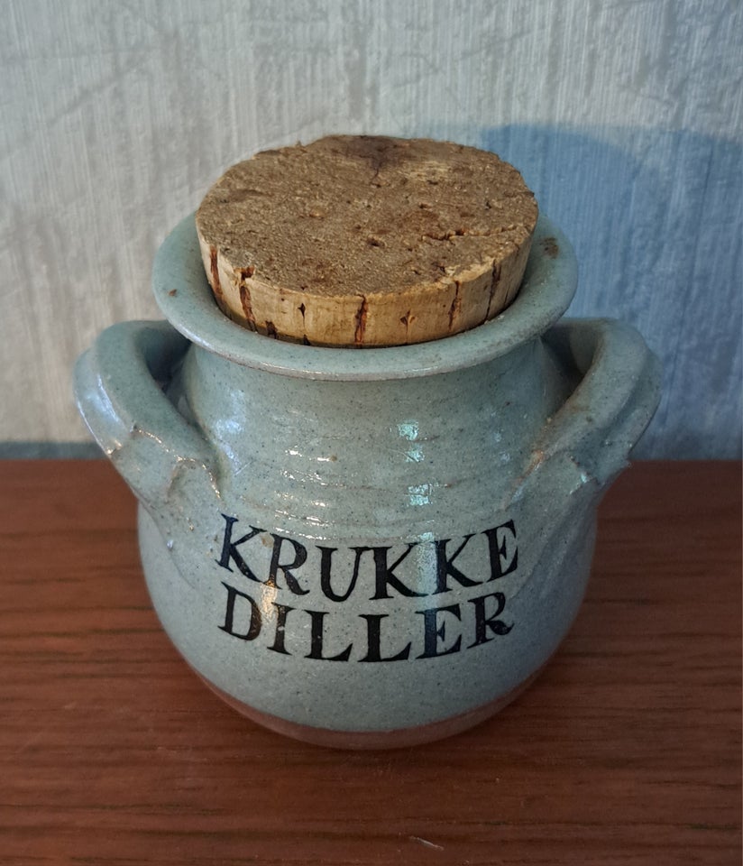 Keramik Krukke med låg