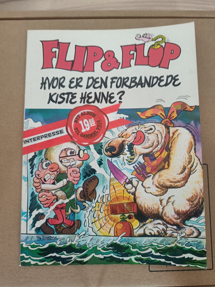 Tegneserier Flip og Flop - Hvor er