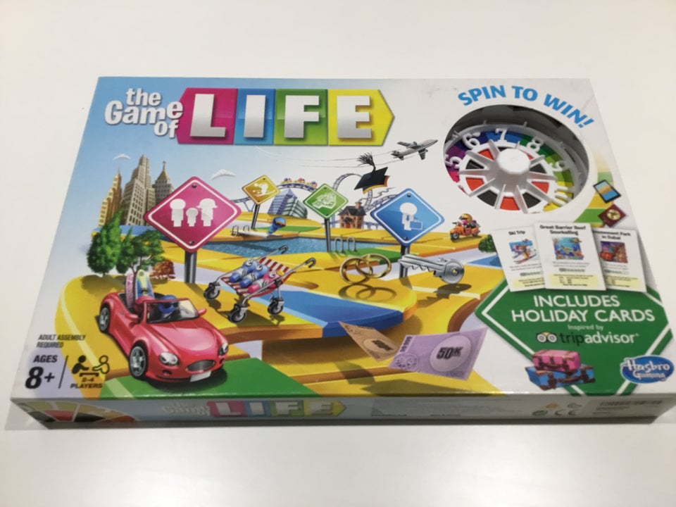 The game of life spin to win,