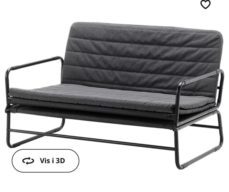 Sovesofa, Ikea - Hammarn, b: 120 l: