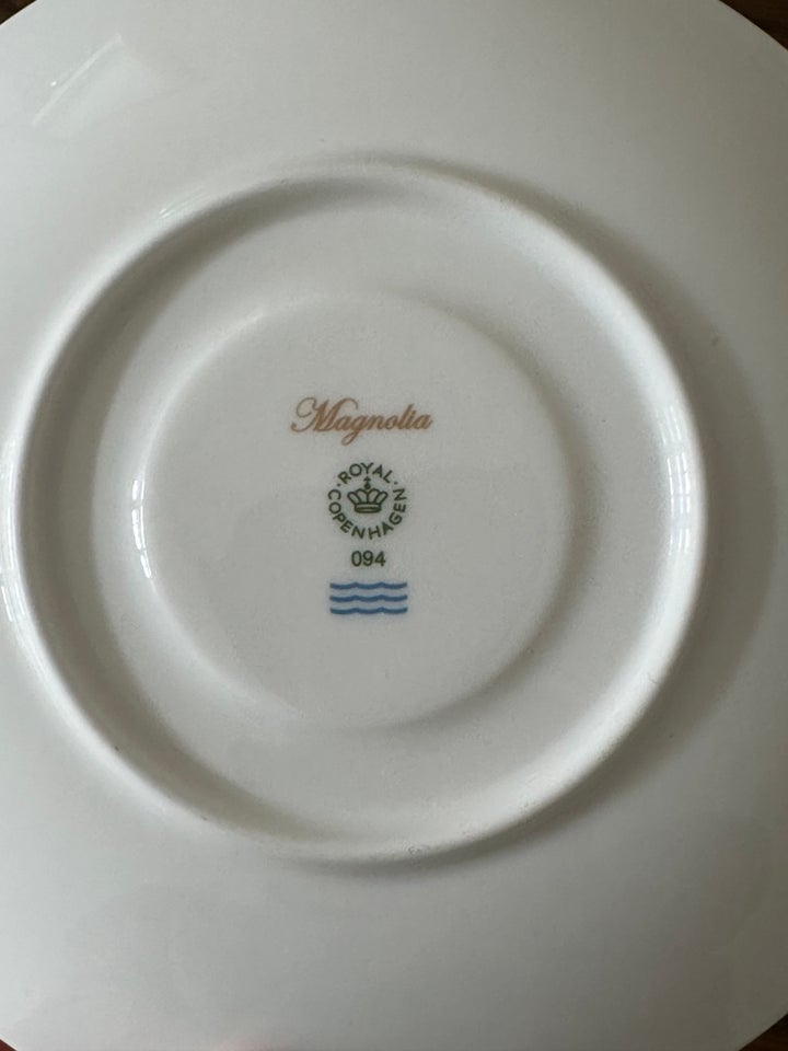 Porcelæn Højhankskop og underkop