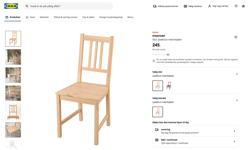 Stol-på-stol IKEA