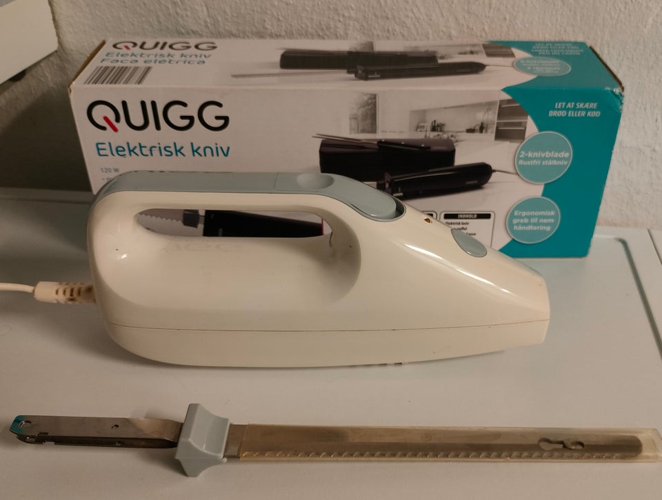 Elektrisk brødkniv, Quigg