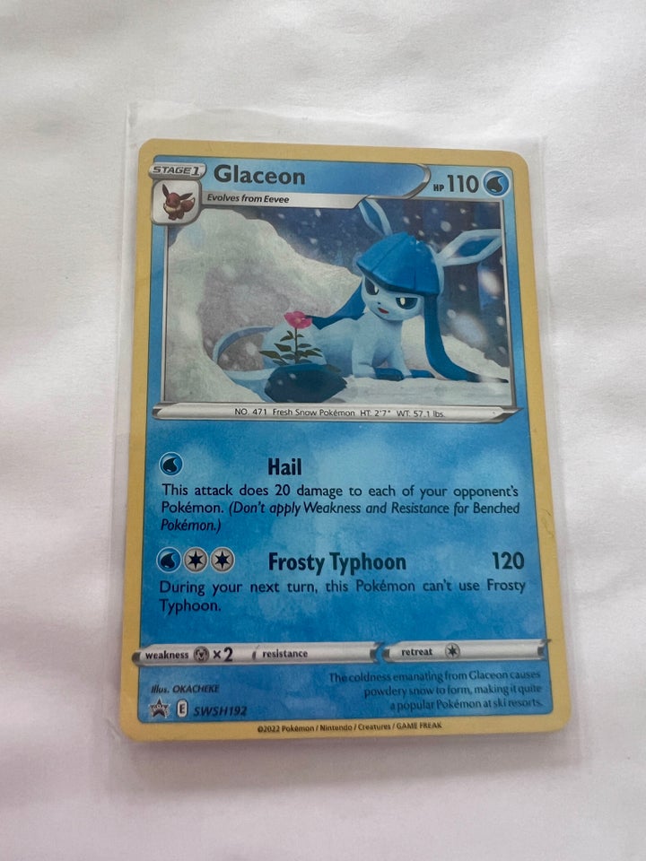 Samlekort, Glaceon holo