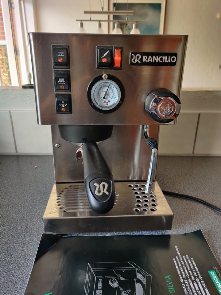 Silvia v3 med manometer Rancilio