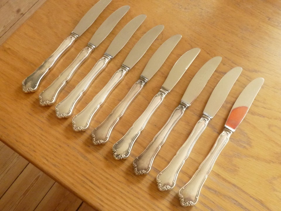 Sølvtøj Middagsknive i sølvplet