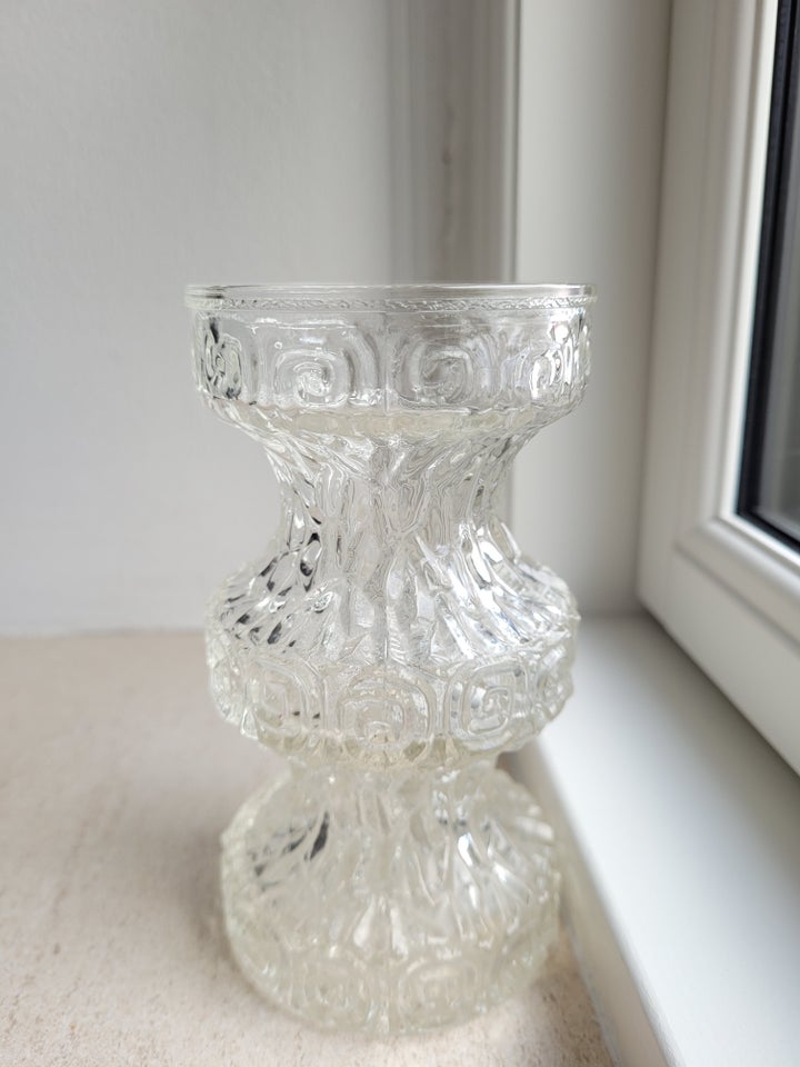 Glas Vase Løgvase Skulptur