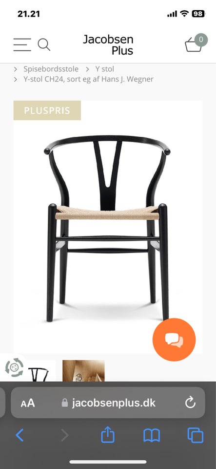 Hans J. Wegner, CH 24. Y stol, Y Stol