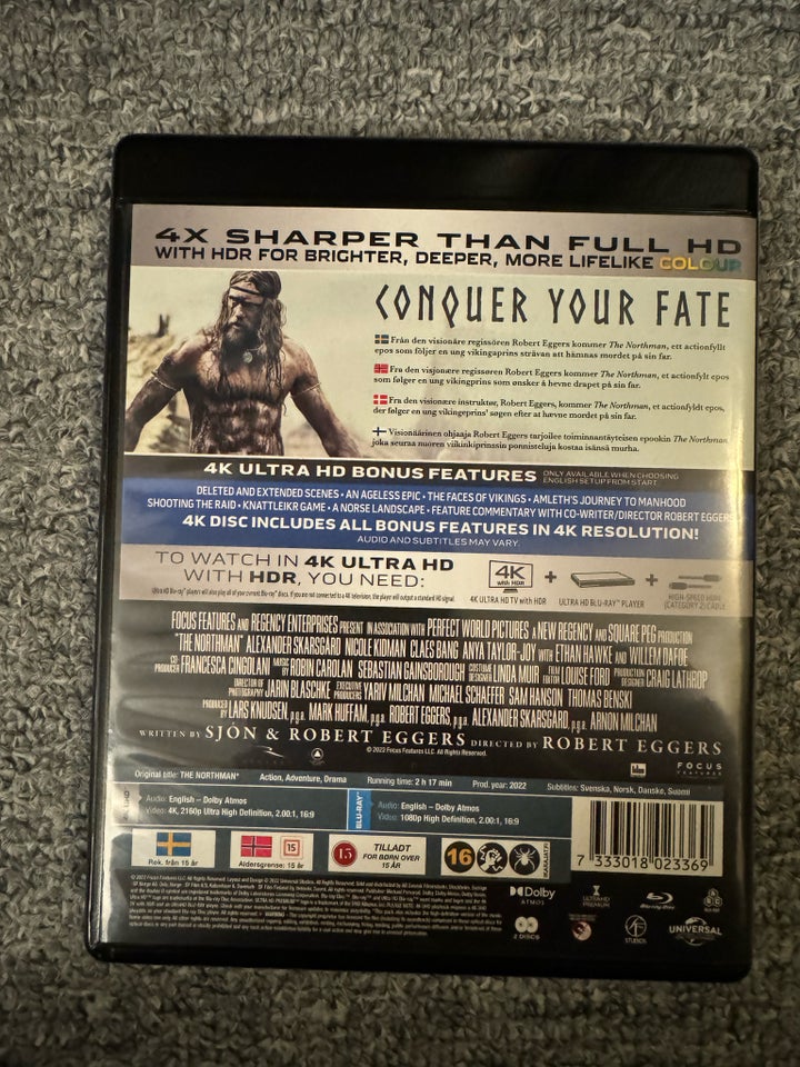 4K The Northman Ultra HD Blu-ray