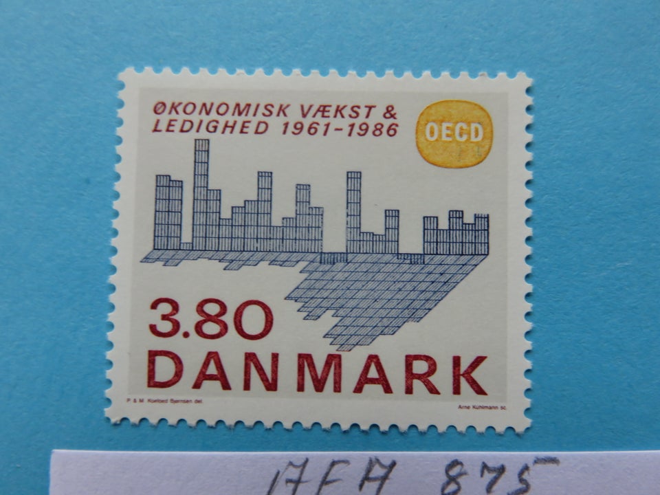 Danmark, postfrisk, AFA 875