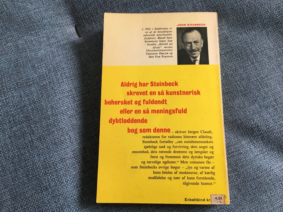 Rutebil på afveje, John Steinbeck,