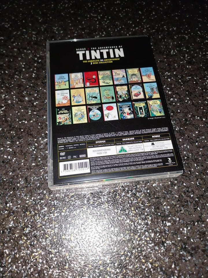 TINTIN, DVD, animation