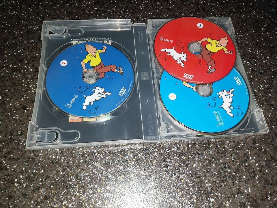 TINTIN, DVD, animation