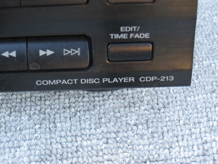 CD afspiller, Sony, CDP-213 (Incl.