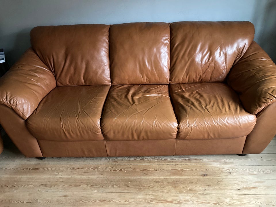 Sofa læder 2 pers