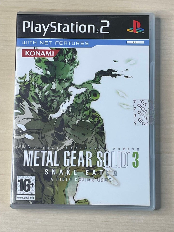 Metal Gear Solid 3 Snake Eater, PS2