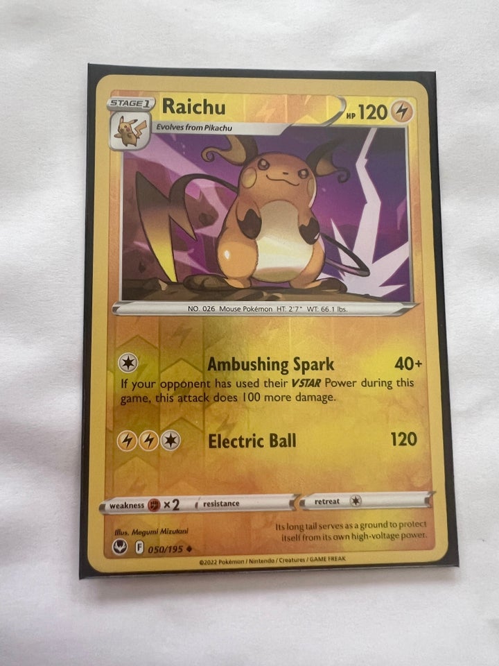 Samlekort, Raichu holo