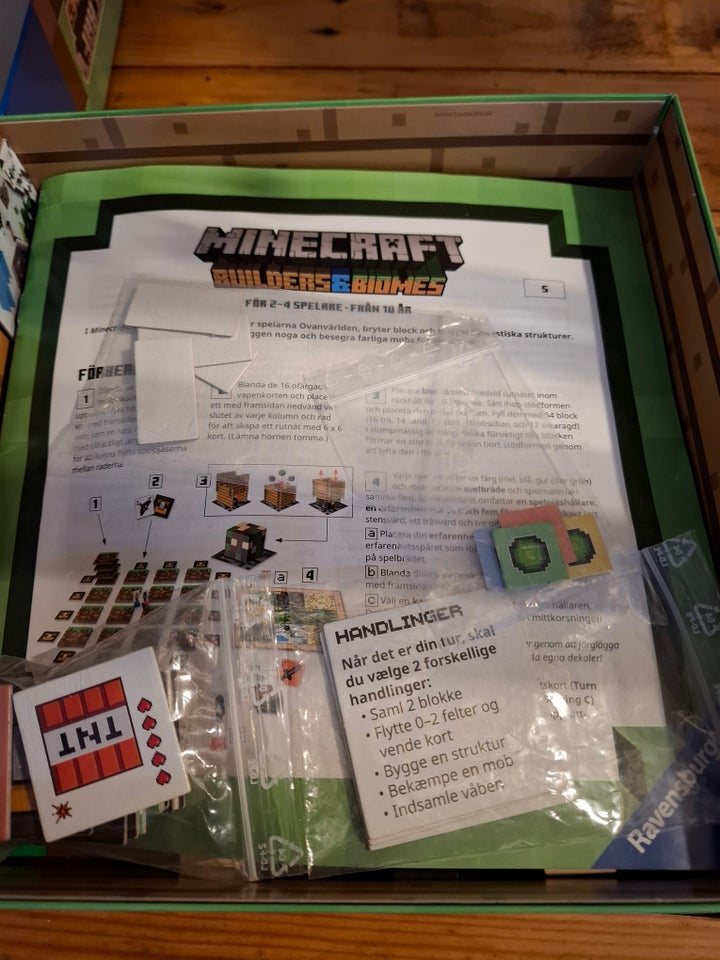 MINECRAFT, eventyr, brætspil