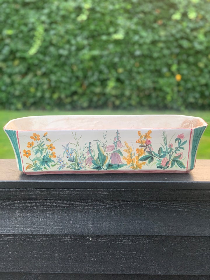 Keramik, Jardiniere og vase ,