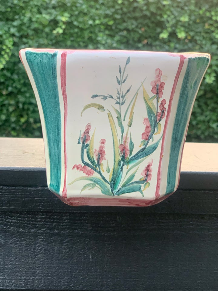 Keramik, Jardiniere og vase ,