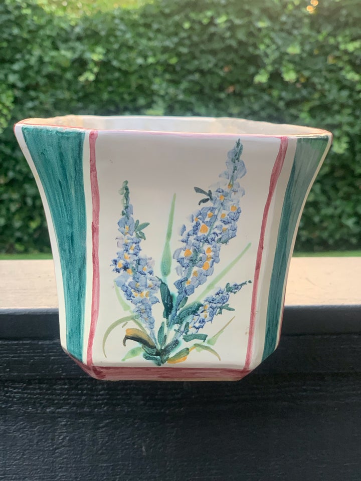 Keramik, Jardiniere og vase ,