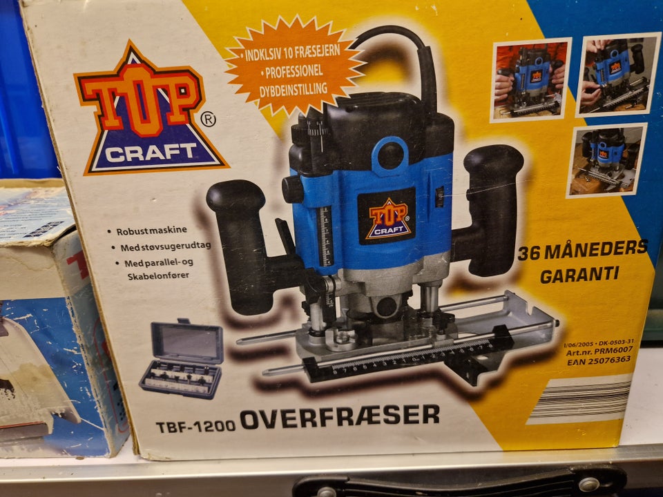 Overfræser, Top craft