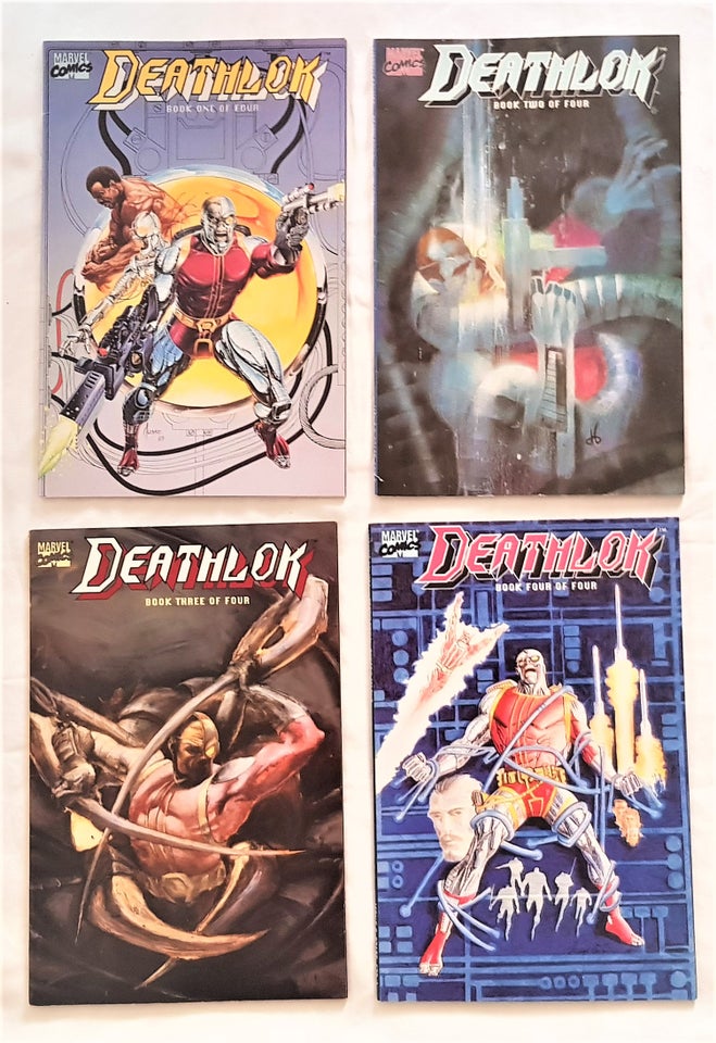 DEATHLOK vol. 1-5 næsten komplet,