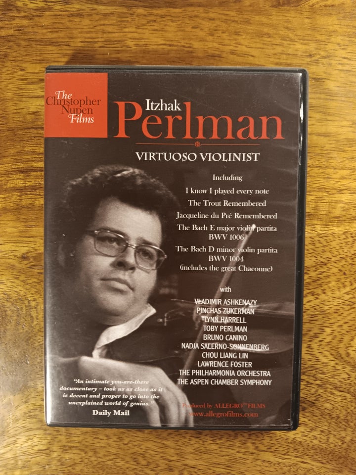 Itzhak Perlman. Violin virtuoso,