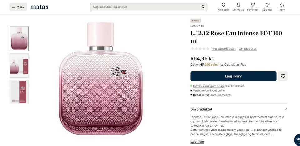 Dameparfume, Lacoste L.12.12 Rose