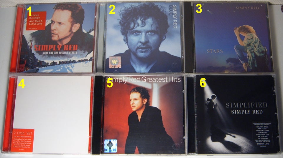 Simply Red: 6 Titler pop