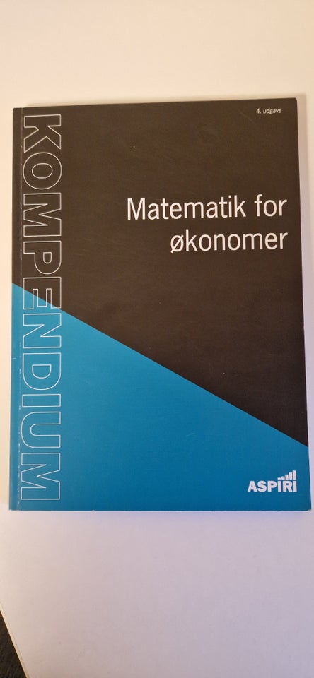 Matematik for økonomer Aspiri år