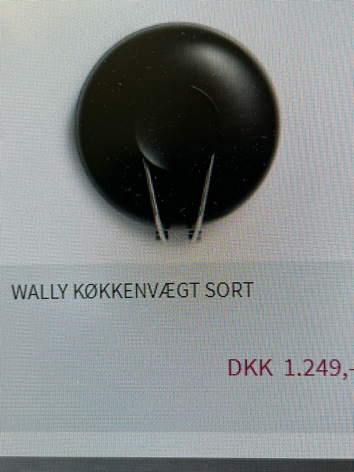 Sort wally vægt ny stadigvæk pakket