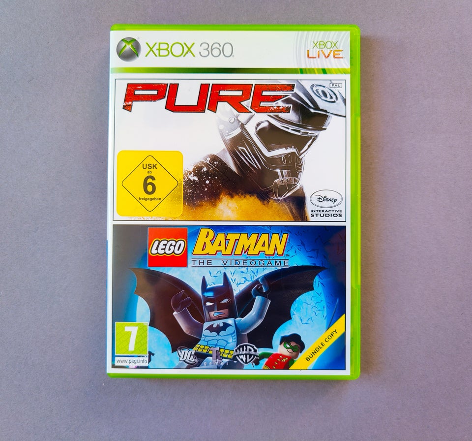 Pure + Lego Batman, Xbox 360, action