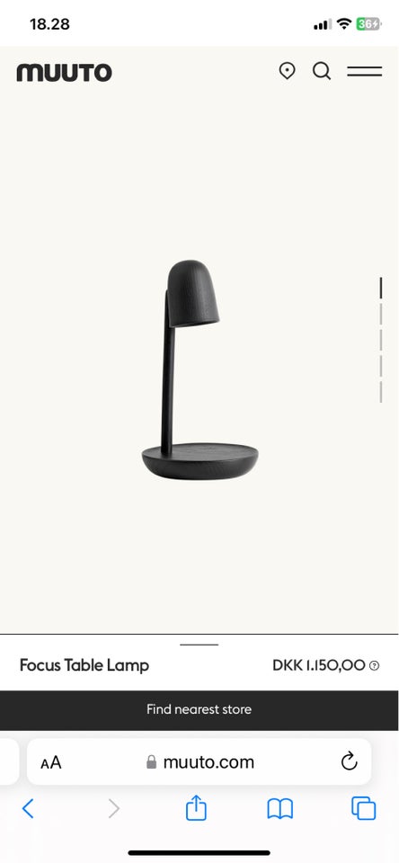 Anden bordlampe, Mooto