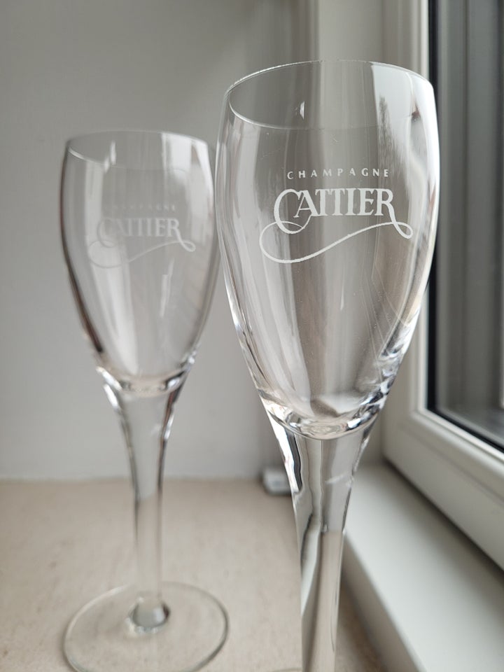 Glas, Champagneglas, CATTIER