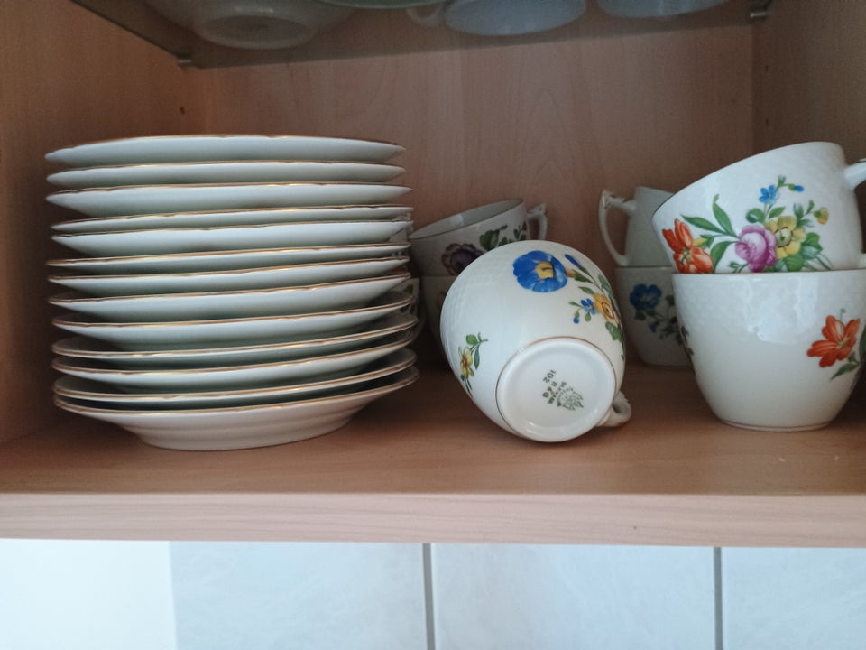 Porcelæn kaffekop underkop og