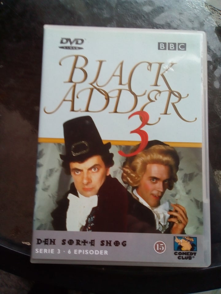 Black adder,den sorte snog, DVD,