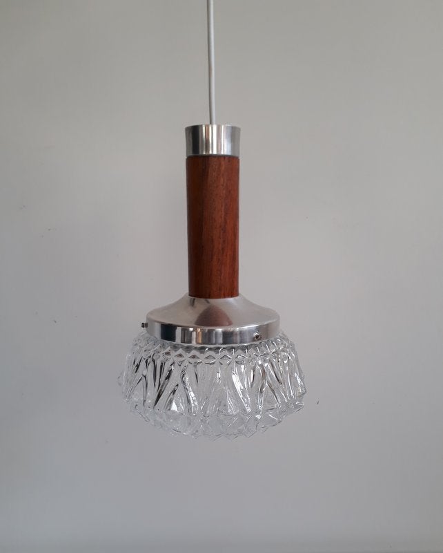 Pendel Teak, Lampe, Loftlampe