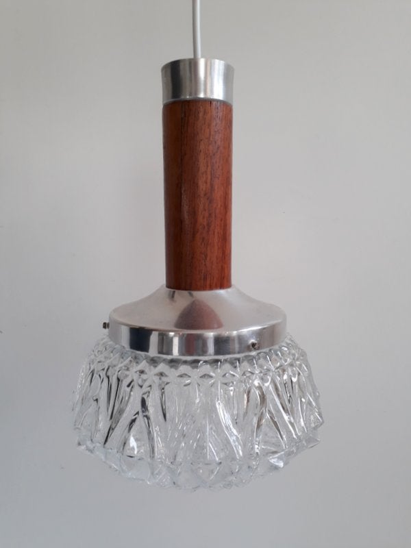 Pendel Teak, Lampe, Loftlampe